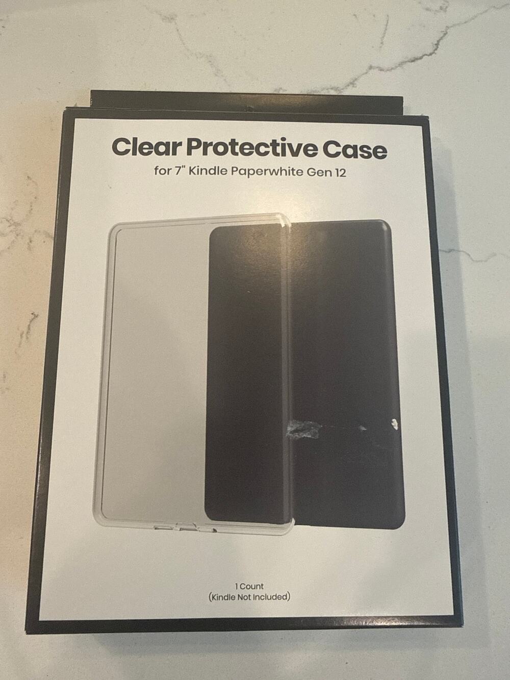 Clear protective case for Kindle generation 12